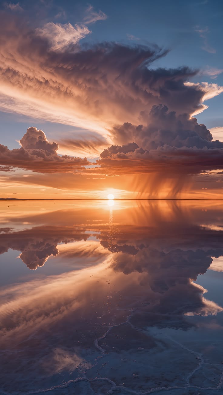 Salar de Uyuni mirror reflection
